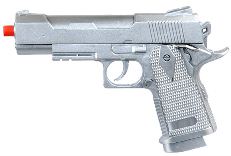 M996S Spring Powered Airsoft Pistol Handgun Collectible Weapons - Tophatter Daily Deals